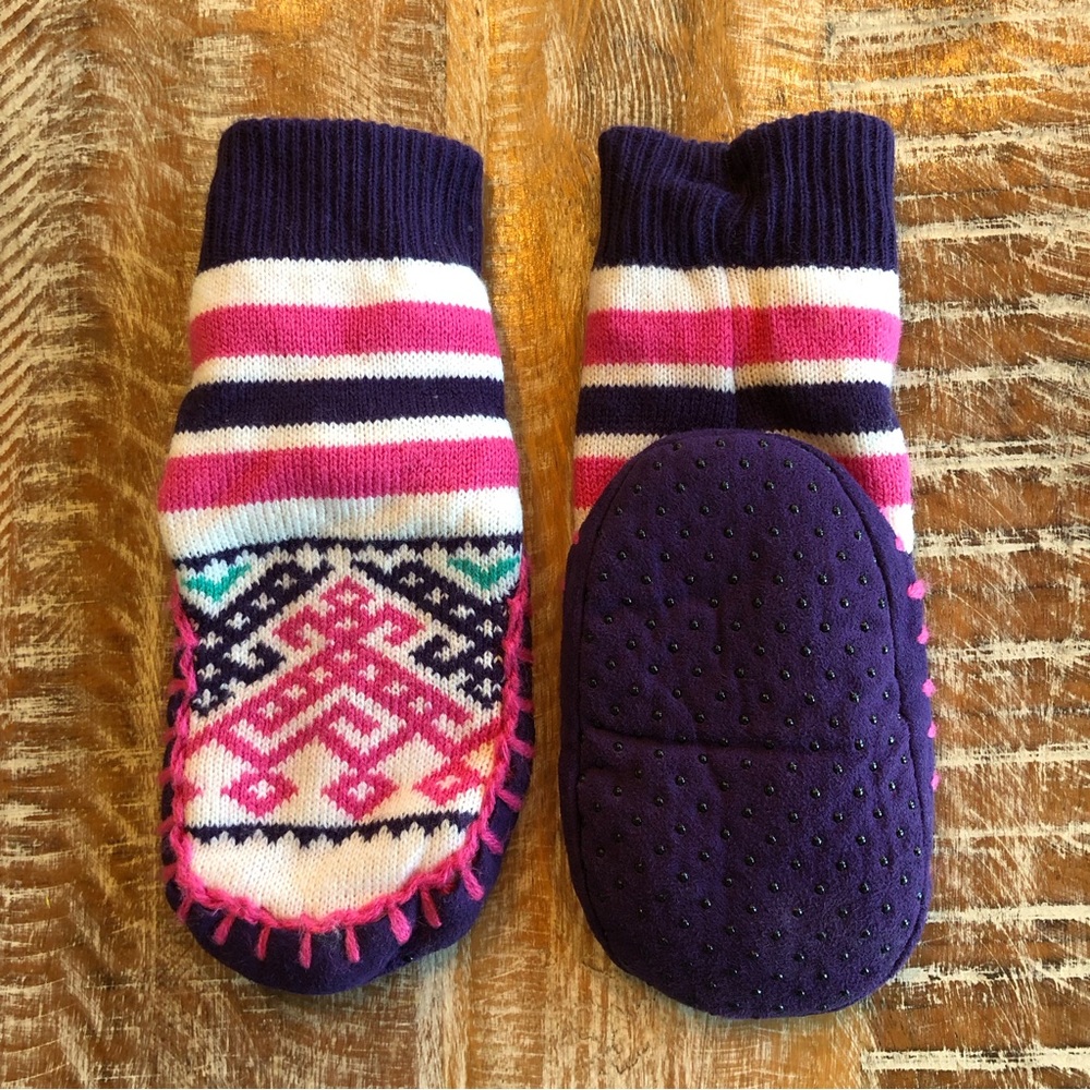 Target brand fair isle knit booties